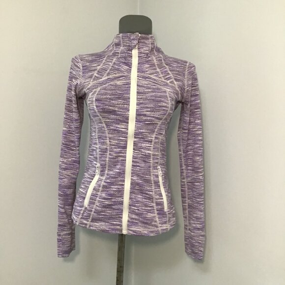 Lululemon Define Jacket Wee Are From Space Purple Grey White Size 4 - Picture 1 of 15
